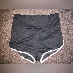 SHEIN Dark Gray High-Rise Athletic Shorts